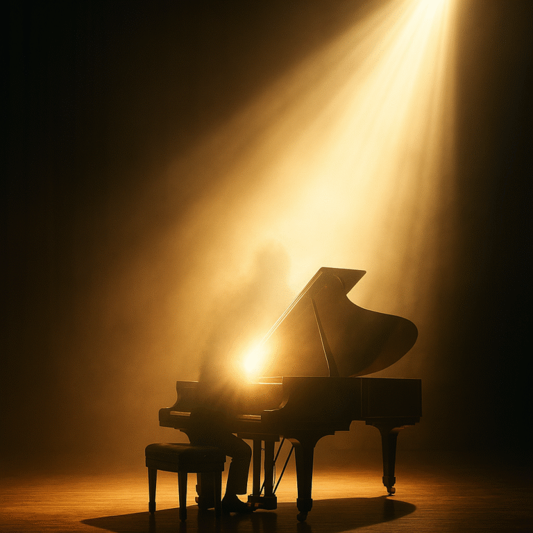Life is a piano: each tension is a note. Alignment comes when our soul resonates with the exact frequency of the Throne.